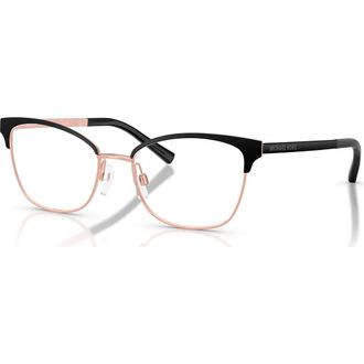 Michael Kors 51mm Cat Eye optical glasses in Black at Nordstrom