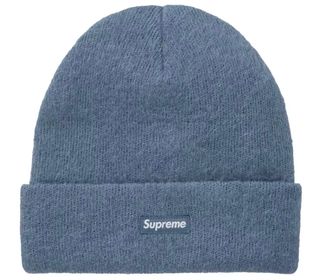 SUPREME Mens Mohair Beanie In Slate Blue