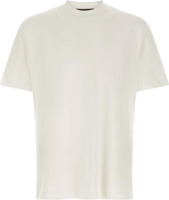 Brioni T-shirt - Heren - T-shirts - Wit - S - Katoen - Tops
