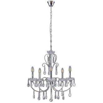 Lucande Lucande - Ceiling Lightdimmable Solveig made of Metal for Living Room & Dining Room