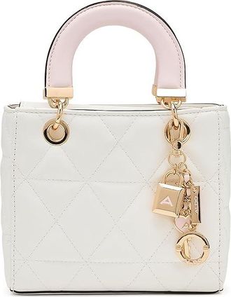 Aldo Florensee Satchel Womens Handbags White/Lite Pink, Polyurethane