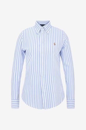 Polo Ralph Lauren Lang&auml;rmeliges Hemd aus Baumwolle Classic Fit Oxford