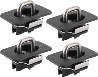 OEM Puntos De Anclaje Y Correas De Sujeci&oacute;n (4 Piezas) Con Anillos De Fijaci&oacute;n Expandibles, Compatibles Con F-150 (1998-2014), Capacidad De Carga De 454 K
