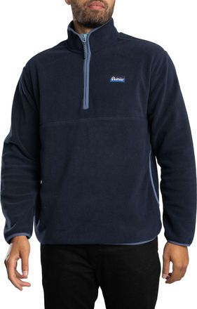 Penfield Mens Greylock Quarter Zip Fleece, Navy Blazer, M