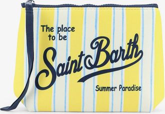 MC2 Saint Barth Pochette Aline in scuba con motivo a righe - MC2 SAINT BARTH - gender_Man