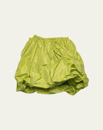 Prada Silk Taffeta Balloon Skirt