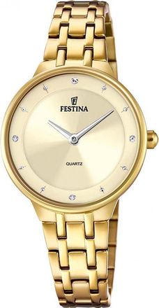 Festina Womens F20601-2 Ladies Mademoiselle Watch - Gold - One Size