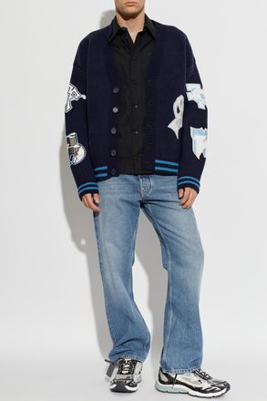 Off-white Shirt With Logo, Mens, Black