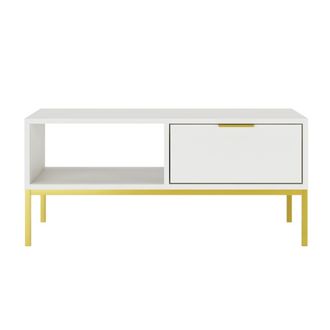 Petits Meubles Mesa de centro estratificado Blanco