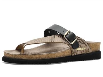 Mephisto Womens Helen Sandals In Mix Black