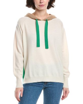 Brodie Contrast Wool & Cashmere-Blend Hoodie