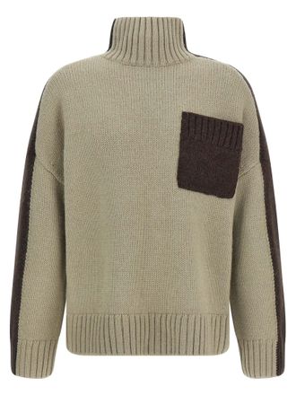J.W.Anderson J.W.Anderson Two Tone Patch Pocket Sweater