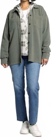 Thread & Supply Brooke Light-Weight Jacket In Dusty Olive