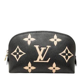 Louis Vuitton Pre-owned Monogram Empreinte Cosmetic Pouch - Dames - Pre-owned - Zwart - Maat: ONE Size Leer