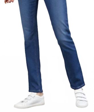 Mac Jeans Dream Straight Jeans - 32 Length In Mid Blue