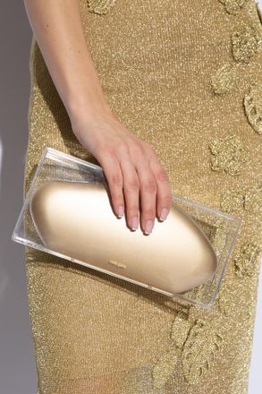 Cult Gaia Annika Clutch, Womens, Gold