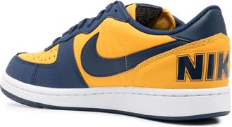 Nike Mens Terminator Low Sneakers Gold Leather Rubber