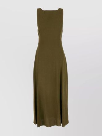 Fendi halterneck v-neck midi dress