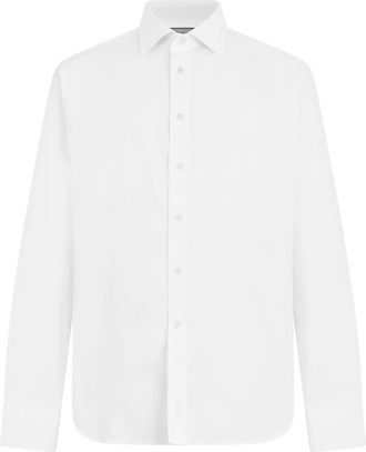 Canali Impeccabile Shirt - Heren - Zakelijke Overhemden - Wit - 3XL - Katoen - Overhemden