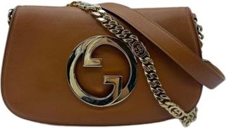 Gucci Pre-owned Cross Body Bags, female, Brown, Size: ONE SIZE Pre-owned Vintage Shoulder Bag