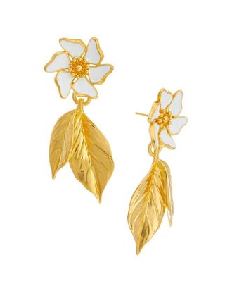 Oscar De La Renta Oscar De La Renta Cherry Blossom Earrings