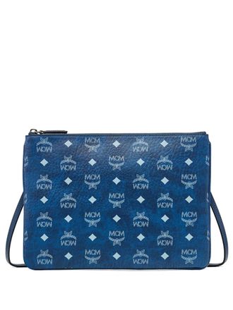 バッグ・カバンその他 MCM Woman Mini bag Gnawed Blue MWRDSLD02 L7 Mcm Mini Bag Woman Gnawed Blue – Modishus