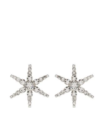 Jennifer Behr Polaris crystal-embellished stud earrings - Neutrals