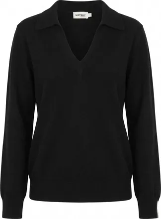 Not Shy Palmer Polo Neck Sweater