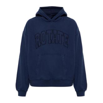 Rotate Hoodie - Dames - Hoodies - Blauw - M - Katoen - Hoodies & sweatvesten