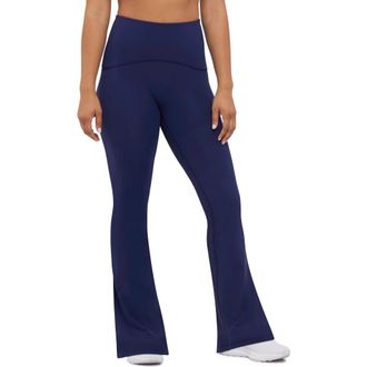Spanx SPANXshape Booty Boost Flare Pants in Timeless Navy at Nordstrom, Size X-Small