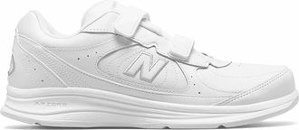 New Balance Mens Walking 577 Hook And Loop Walking Shoes In White