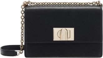 Furla Zwarte Crossbody of Schoudertas - Dames - Schoudertassen - Zwart - ONE Size - Leer - Tassen