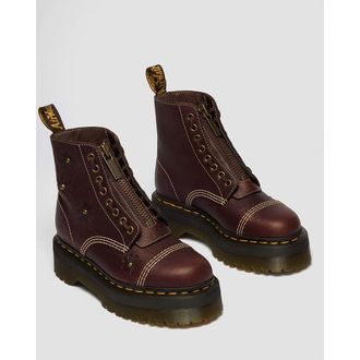 Dr. Martens Leren geborduurde Sinclair laarzen Grizzly