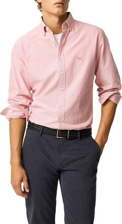 Rodd & Gunn Oxford Sports Fit Shirt in Wild Rose at Nordstrom, Size Xxx-Large