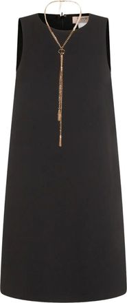 Twin-Set Abito corto smanicato - 0006 BLACK