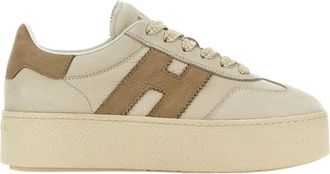 Hogan 0Rzs Scarpe - female - Hogan - Sneakers - Beige - 3 1/2 UK - Shoes