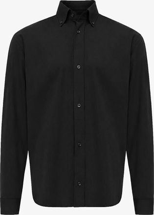 Genti Monogram Overhemd Box Fit | Zwart