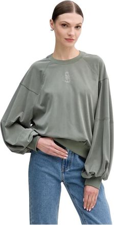 Guess 4G Sweatshirt - Dames - Sweatshirts - Groen - M - Polyester - Hoodies & sweatvesten