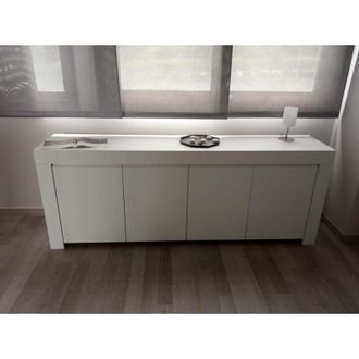 Homemania Madia 4 ante linea Clear in Bianco Opaco