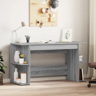 vidaXL Vidaxl - Escritorio Madera De Ingenier&iacute;a Gris Sonoma 140x50x75 Cm