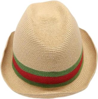 Gucci Pre-owned Hat - Dames - Vintage Accessoires - Beige - ONE Size - Vintage