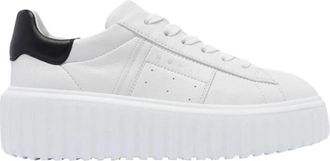 Hogan Italiaanse Sneakers met Memory Foam - Dames - Sneakers - Wit - 36 EU - Leer - Schoenen