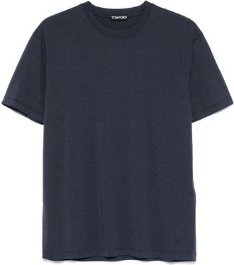 Tom Ford Crew-Neck T-Shirt - Mens - Cotton/Lyocell