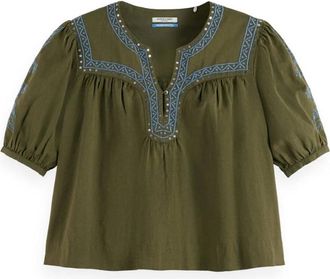 Scotch & Soda Donna, Camicette, Verde, M, new