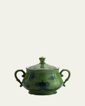 Ginori 1735 Oriente Italiano Sugar Bowl With Cover