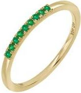 Bony Levy El Mar Emerald Stacking Ring in 18K Yellow Gold at Nordstrom Rack, Size 7