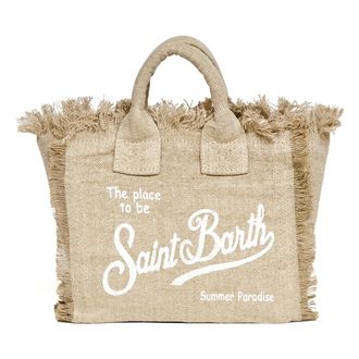 MC2 Saint Barth Tote Bags, female, Beige, Size: ONE SIZE Mini Vanity Bag