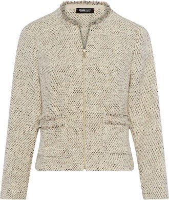 Frank Walder Frank Walder, Dames, Jassen, Beige, Maat: L Tweed