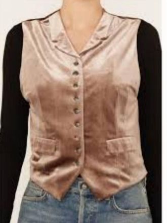 Tasha Polizzi Larkin Velvet Top In Taupe