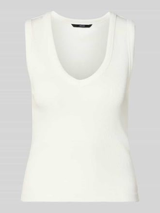 Vero Moda Slim Fit Tank Top aus Baumwoll-Mix Modell CHLOE in Weiss, Gr&ouml;&szlig;e XS